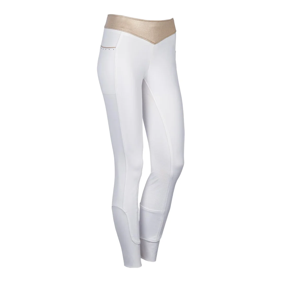 Reitleggings Equitights EQS Champagne Full-Grip