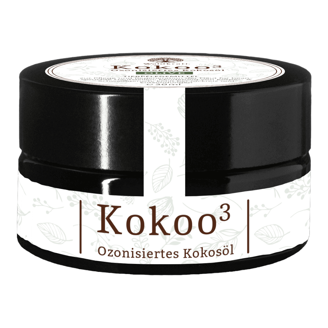 Ozonisiertes Kokosöl mit Olivenöl Kokoo³